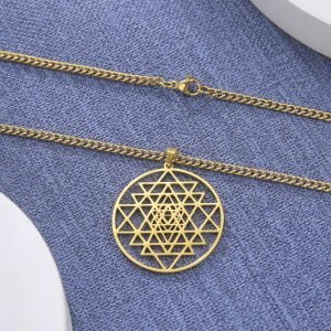Collier Sri Yantra - Bijoux de Protection - Yogazen