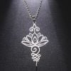 Collier Lotus Unalome - Bijoux de Protection - Yogazen