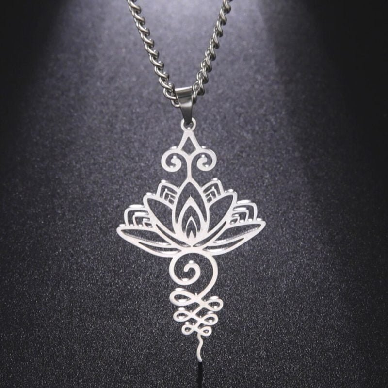 Collier Lotus Unalome - Bijoux de Protection - Yogazen