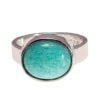 Bague Argent Amazonite - Bague Amazonite - Yogazen
