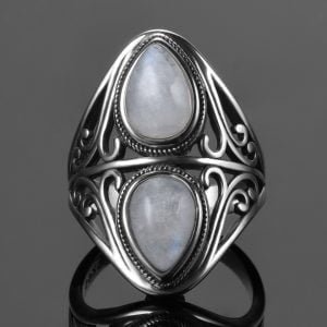 Grosse Bague Pierre de Lune - Bague Pierre de Lune - Yogazen