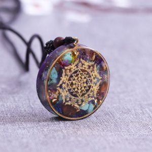 Pendentif Orgonite Sri Yantra - Orgonite Pendentif - Yogazen