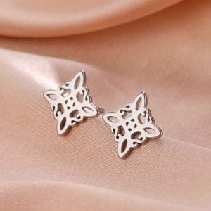 Boucles d'Oreilles Noeud de Sorcière - Bijoux de Protection - Yogazen