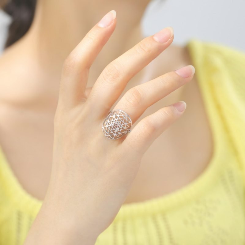 Bague Sri Yantra - Bague Symbole Sacré - Yogazen