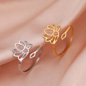 Bague Lotus Femme - Bague Symbole Sacré - Yogazen