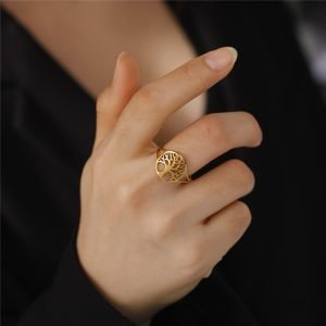 Bague Arbre de Vie Femme - Bague Symbole Sacré - Yogazen