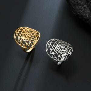Bague Sri Yantra - Bague Symbole Sacré - Yogazen