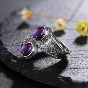 Bague Améthyste Vintage - Bague Améthyste - Yogazen