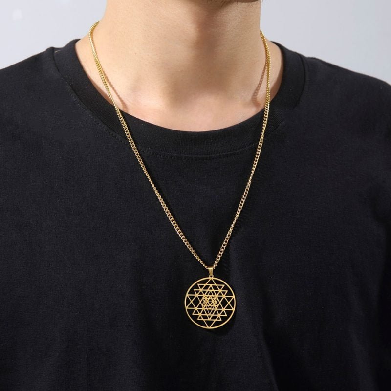 Collier Sri Yantra - Bijoux de Protection - Yogazen