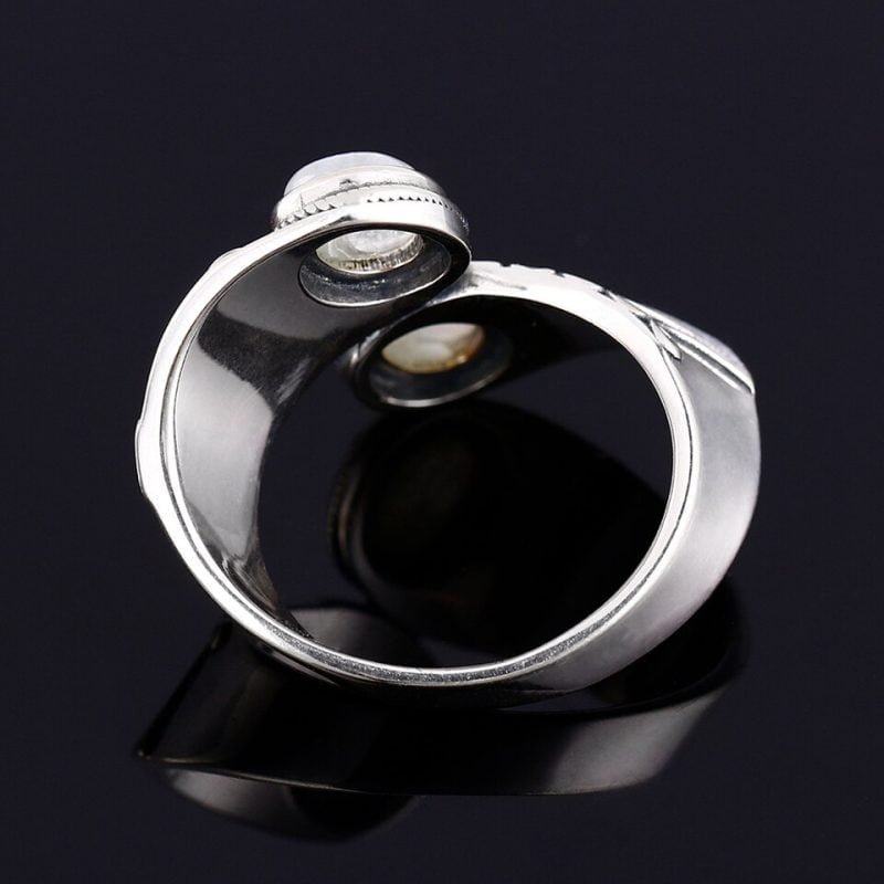 Bague Pierre de Lune Double - Bague Pierre de Lune - Yogazen