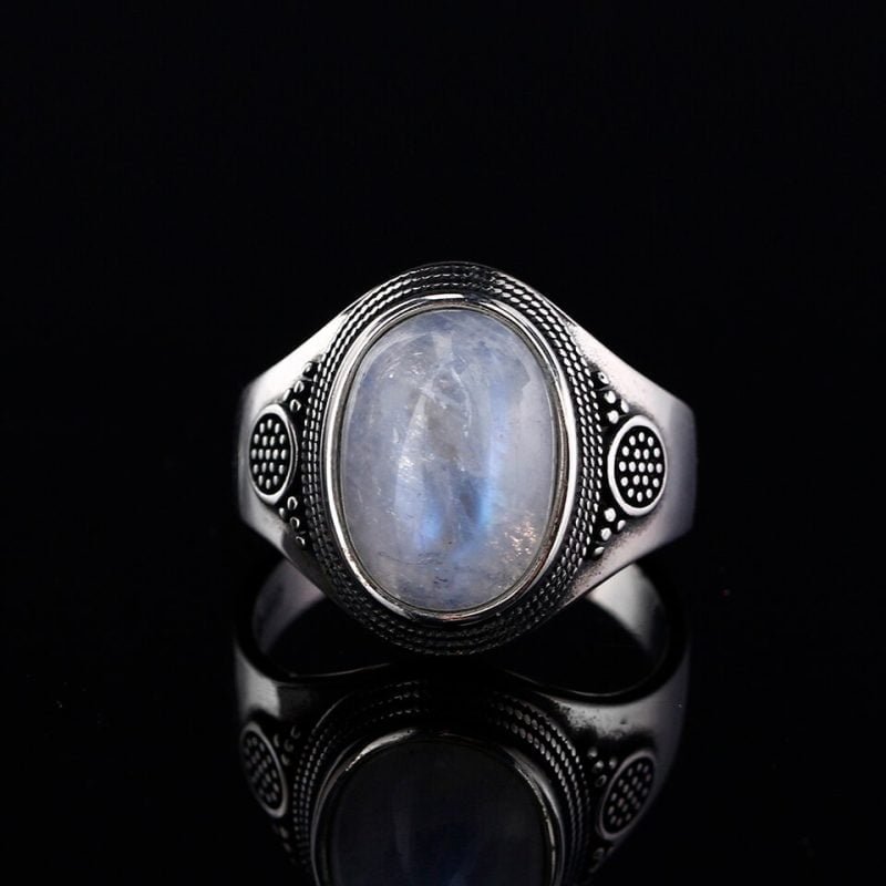 Bague Homme Pierre de Lune - Bague Pierre de Lune - Yogazen
