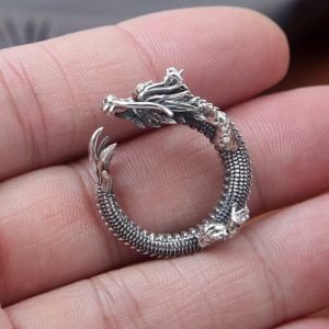 Bague Dragon Homme - Bague Tibétaine - Yogazen