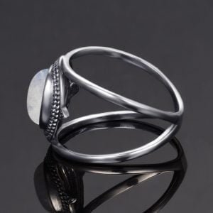 Bague Originale Pierre de Lune - Bague Pierre de Lune - Yogazen