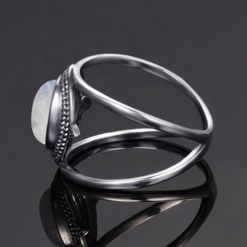 Bague Originale Pierre de Lune - Bague Pierre de Lune - Yogazen