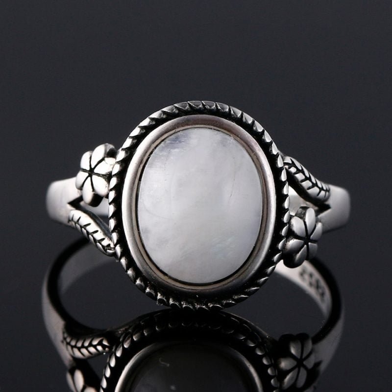 Bague Femme Pierre de Lune - Bague Pierre de Lune - Yogazen
