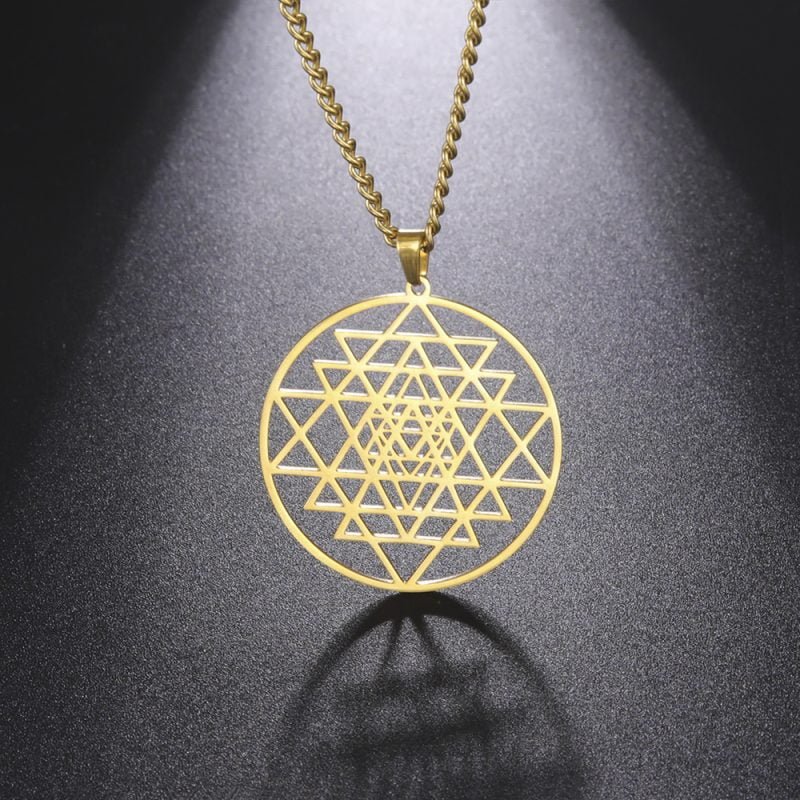 Collier Sri Yantra - Bijoux de Protection - Yogazen