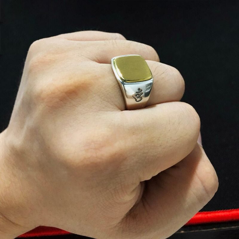 Bague Bouddhiste Homme - Bague Tibétaine - Yogazen