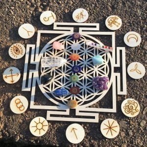 Fleur de Vie Géométrie Sacrée - Rechargement et Purification - Yogazen