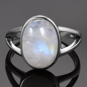 Bague Cabochon Pierre de Lune - Bague Pierre de Lune - Yogazen