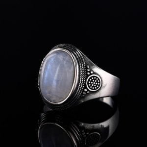 Bague Homme Pierre de Lune - Bague Pierre de Lune - Yogazen