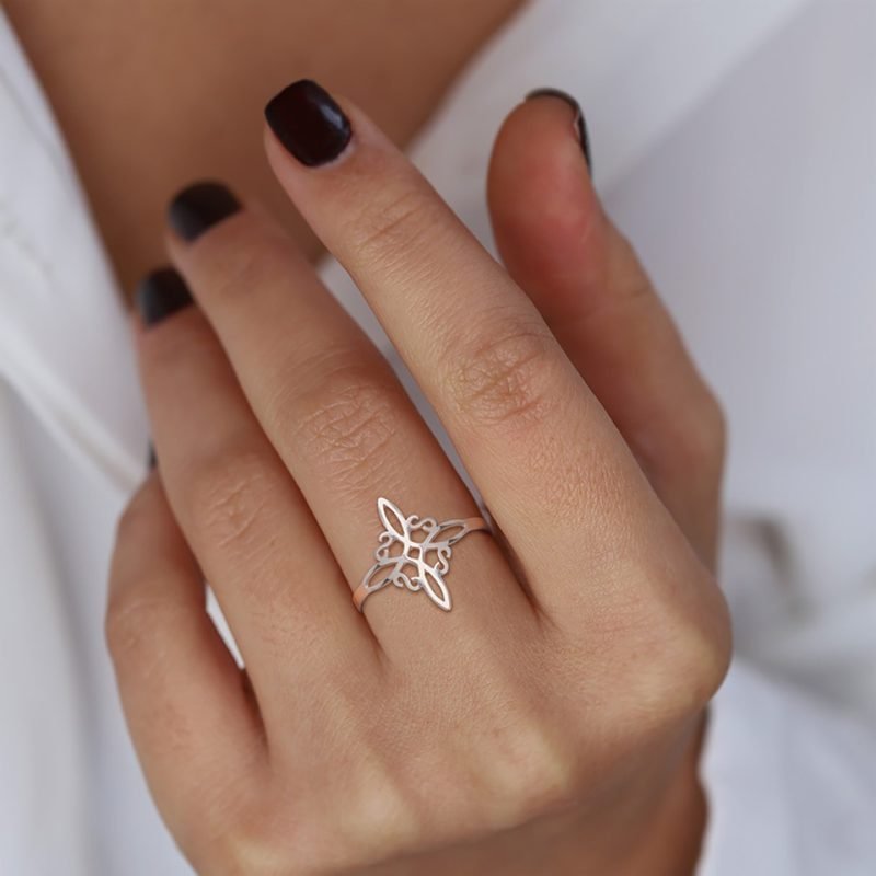 Bague Noeud de Sorcière - Bague Symbole Sacré - Yogazen