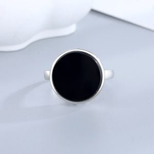 Bague Pierre Ronde Plate - 3 modèles - Bague Oeil de Tigre - Yogazen