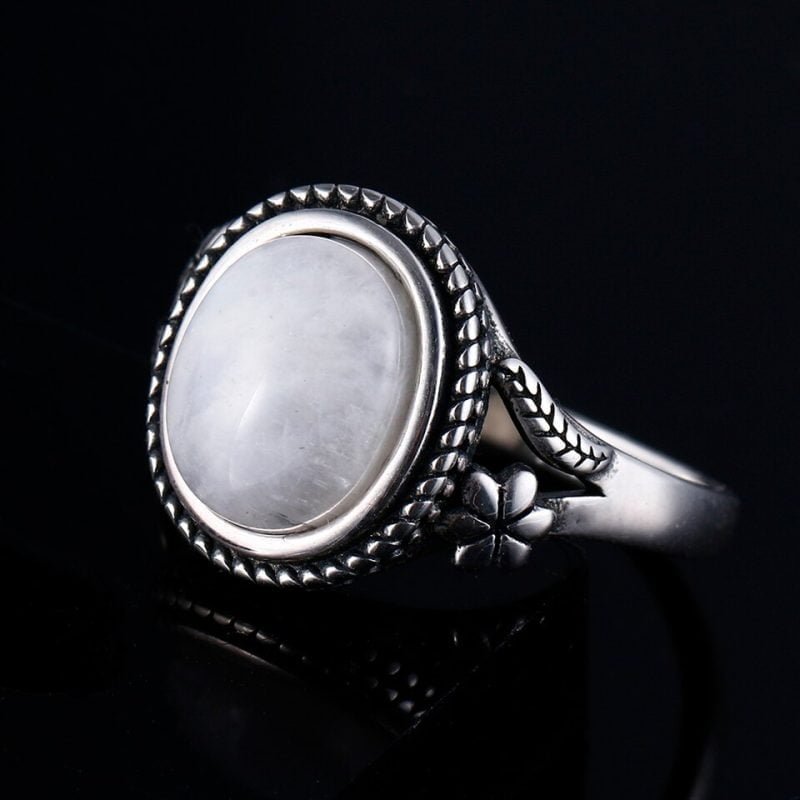 Bague Femme Pierre de Lune - Bague Pierre de Lune - Yogazen