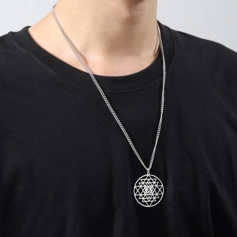 Collier Sri Yantra - Bijoux de Protection - Yogazen