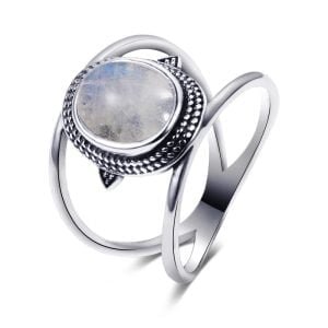 Bague Originale Pierre de Lune - Bague Pierre de Lune - Yogazen