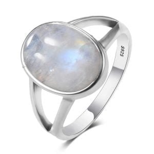 Bague Cabochon Pierre de Lune - Bague Pierre de Lune - Yogazen