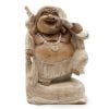 Statue Bouddha Rieur en Bois - Debout - 30cm - Statue Bouddha - Yogazen