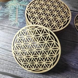 Fleur de Vie en Bois - Rechargement et Purification - Yogazen
