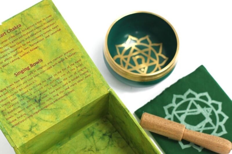 Bol Tibétain Chakra Coeur - Kit Complet - Bien-Être - Yogazen