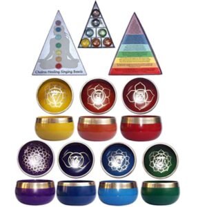 Pack de 7 Bols Chantants des 7 Chakras - Bien-Être - Yogazen