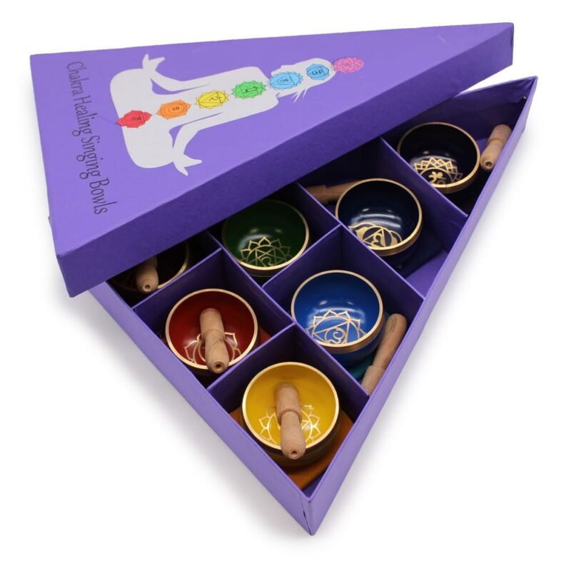 Pack de 7 Bols Chantants des 7 Chakras - Bien-Être - Yogazen