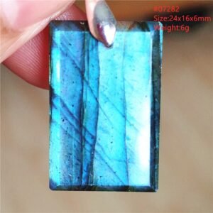 Pendentif Labradorite Bleue 6A - Argent 925 - Pendentif Pierre Naturelle - Yogazen