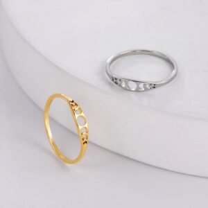 Bague Cycle de la Lune - Bague Symbole Sacré - Yogazen