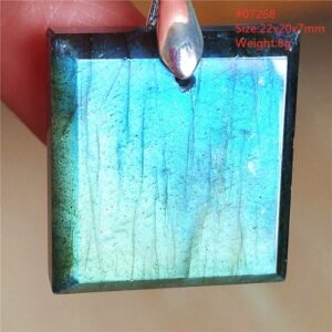 Pendentif Labradorite Bleue 6A - Argent 925 - Pendentif Pierre Naturelle - Yogazen