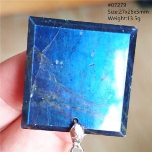 Pendentif Labradorite Bleue 6A - Argent 925 - Pendentif Pierre Naturelle - Yogazen