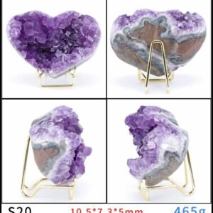 Améthyste en Forme de Coeur - Géode Améthyste - Yogazen