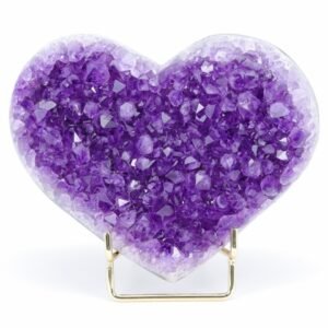 Améthyste en Forme de Coeur - Géode Améthyste - Yogazen