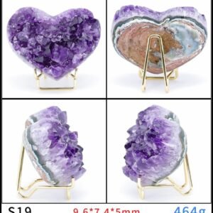 Améthyste en Forme de Coeur - Géode Améthyste - Yogazen