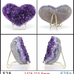 Améthyste en Forme de Coeur - Géode Améthyste - Yogazen