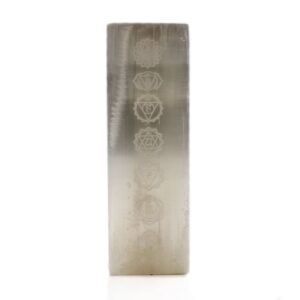 Lampe en Sélénite 25cm - 7 Chakras - Lampe Sélénite - Yogazen