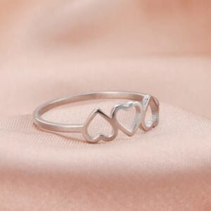 Bague 3 Coeurs - Bague Symbole Sacré - Yogazen