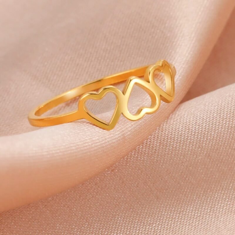 Bague 3 Coeurs - Bague Symbole Sacré - Yogazen