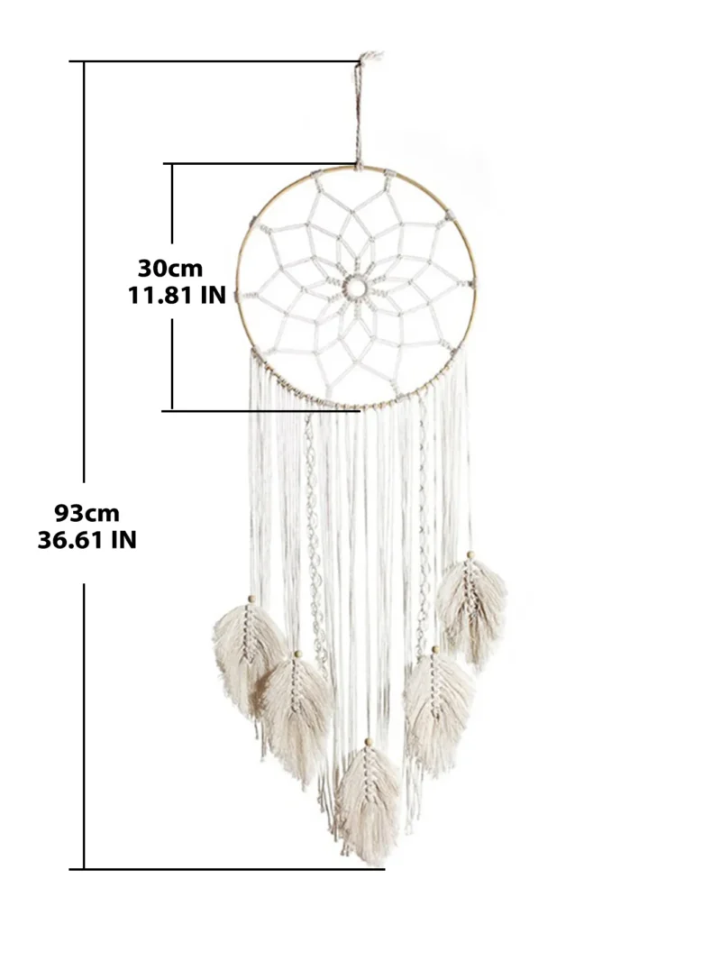 Attrape Rêve Géant en Macramé - 40cm - Attrape Rêve - Yogazen