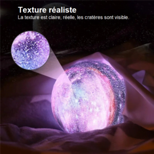 Lampe Lune Galaxie - Deco Zen - Yogazen