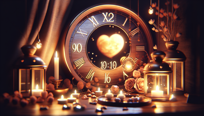 découvrez la signification de l'heure miroir 10h10 en amour et dans votre vie quotidienne. comprenez les messages cachés derrière cette heure miroir et son influence sur votre relation amoureuse.