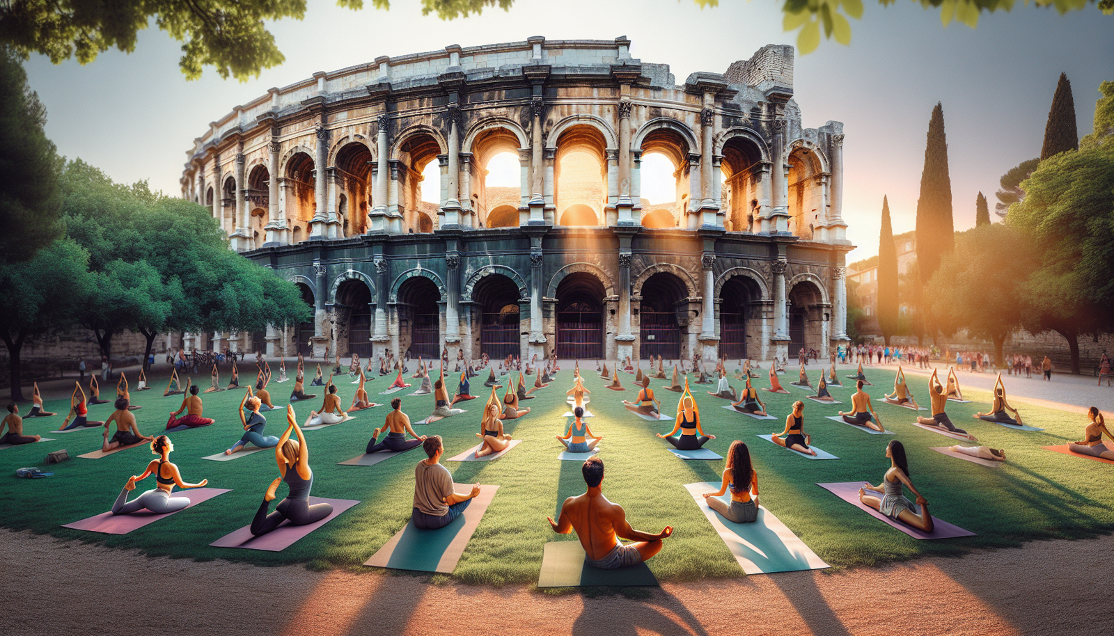 découvrez le yoga à nîmes : des séances adaptées à tous les niveaux, un cadre apaisant et des instructeurs passionnés. rejoignez notre communauté et harmonisez votre corps et votre esprit dans la douceur du sud de la france.